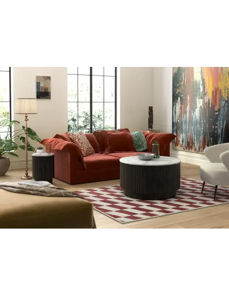 Lantine Coffee Table - Mango Charcoal/Ma | Murphy Furniture