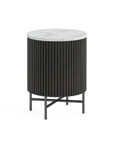 Lantine Cupboard - Mango Charcoal/Marble | Murphy Furniture