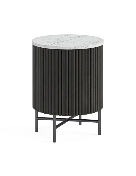 Lantine Cupboard - Mango Charcoal/Marble | Murphy Furniture
