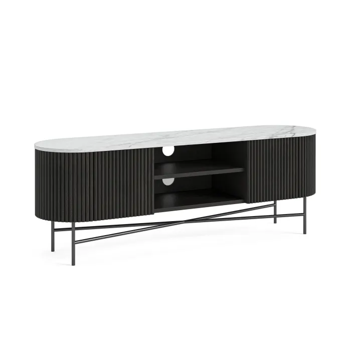 Lantine Large Media Stand - Mango Charco | Murphy Furniture