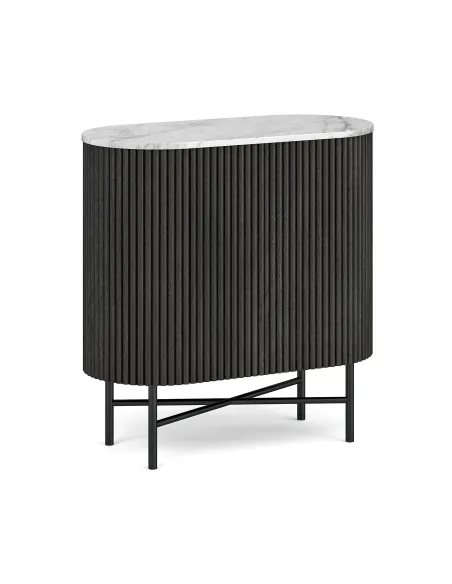 Lantine Mini Sideboard - Mango Charcoal/ | Murphy Furniture