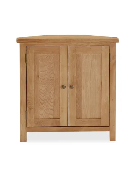 Astoria Lite Corner Cupboard - Waxed Oak | Murphy Furniture