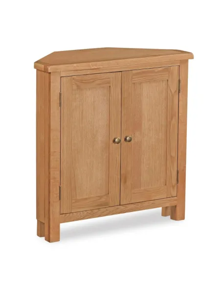Astoria Lite Corner Cupboard - Waxed Oak | Murphy Furniture