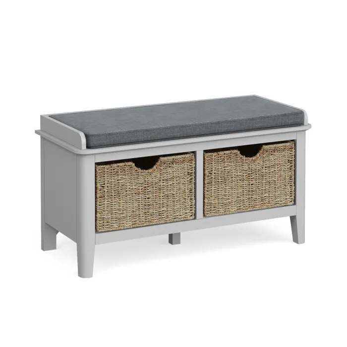 Marcus Storage Bench - Grey | Murphy Furniture