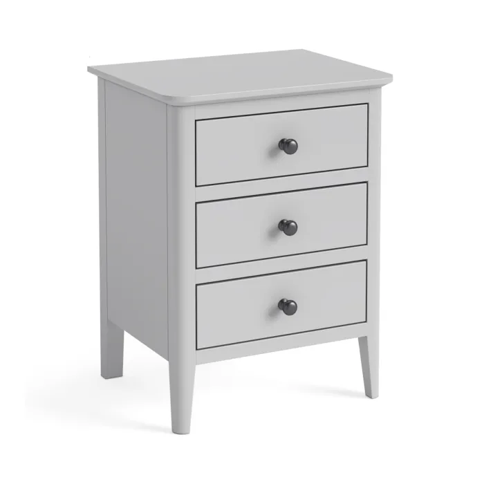Marcus Bedside Locker - Grey | Murphy Furniture