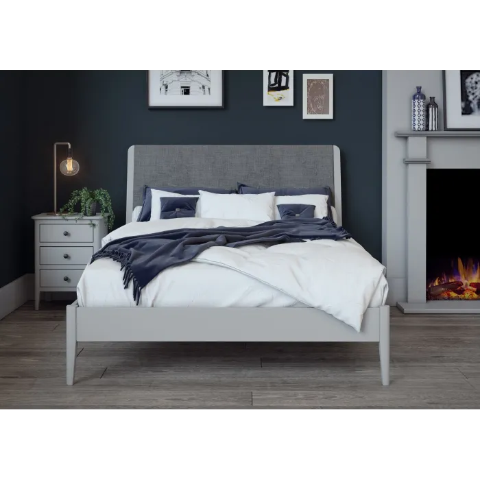 Marcus Bedside Locker - Grey | Murphy Furniture