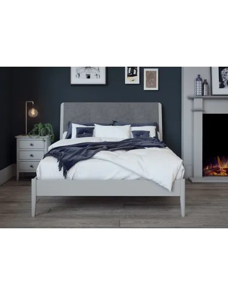 Marcus Bedside Locker - Grey | Murphy Furniture