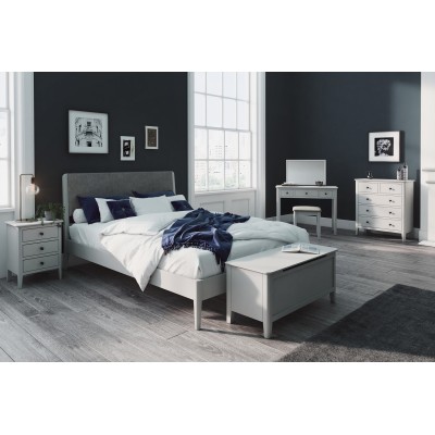 Marcus Bedside Locker - Grey | Murphy Furniture