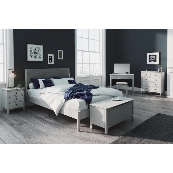 Marcus Bedside Locker - Grey | Murphy Furniture