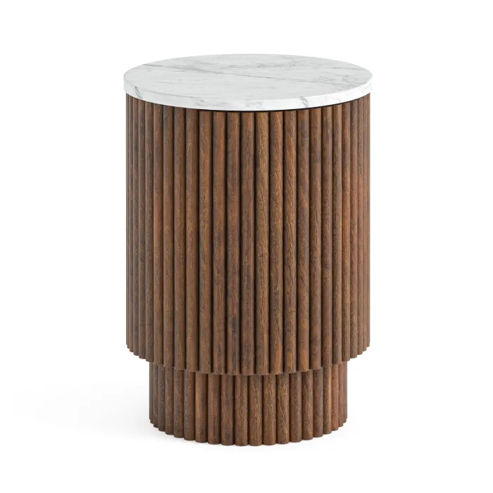 Milo Side Table With Door - Mango Wood | Murphy Furniture