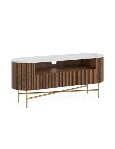 Milo Small Media Stand - Mango Wood | Murphy Furniture