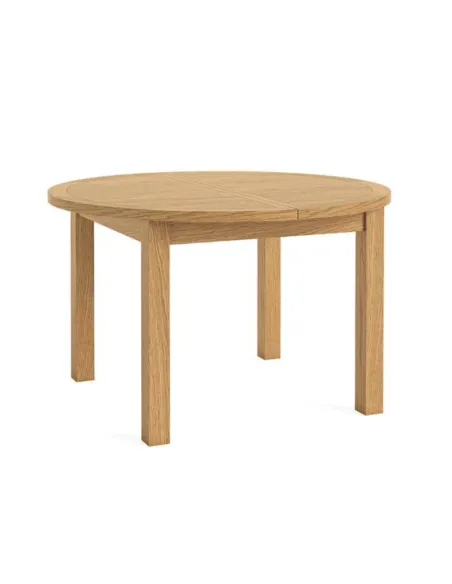 Blake Round Extending Dining Table - Oak | Murphy Furniture