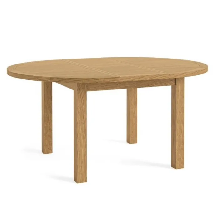 Blake Round Extending Dining Table - Oak | Murphy Furniture