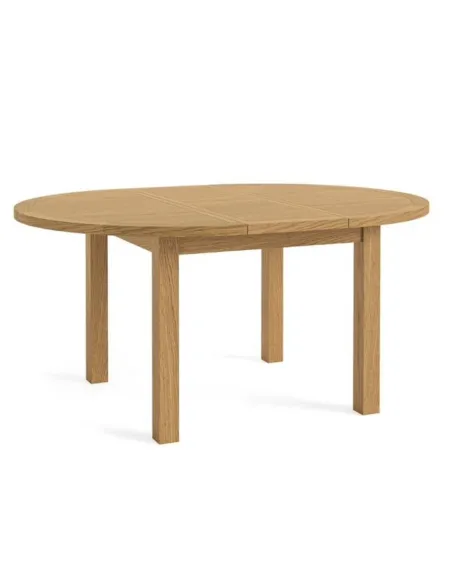Blake Round Extending Dining Table - Oak | Murphy Furniture