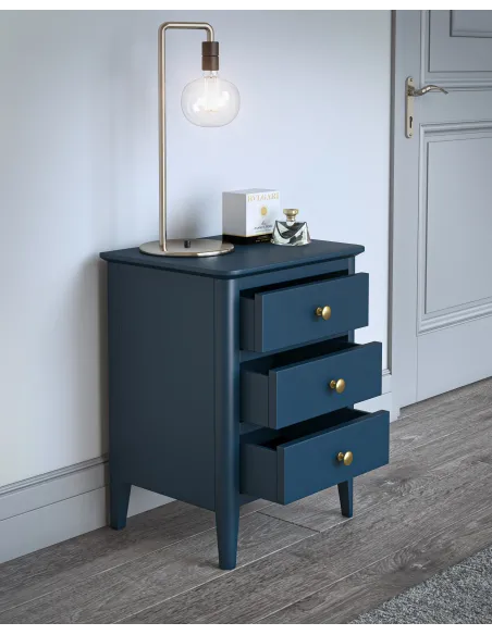 Olive Bedside Locker - Blue | Murphy Furniture