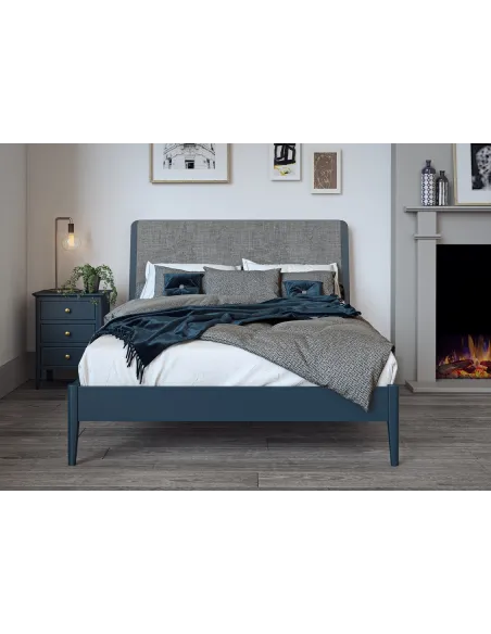 Olive Bedside Locker - Blue | Murphy Furniture