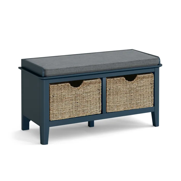 Olive Storage Bench - Blue | Murphy Furniture
