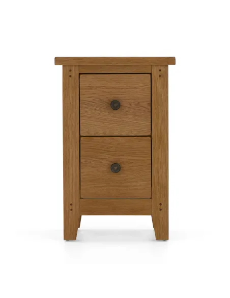 Blake Narrow Bedside Locker - Oak | Murphy Furniture