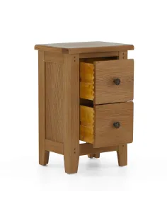 Blake Narrow Bedside Locker - Oak | Murphy Furniture 2