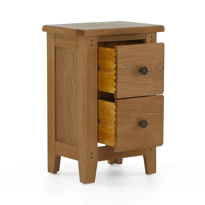 Blake Narrow Bedside Locker - Oak | Murphy Furniture