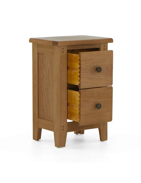 Blake Narrow Bedside Locker - Oak | Murphy Furniture