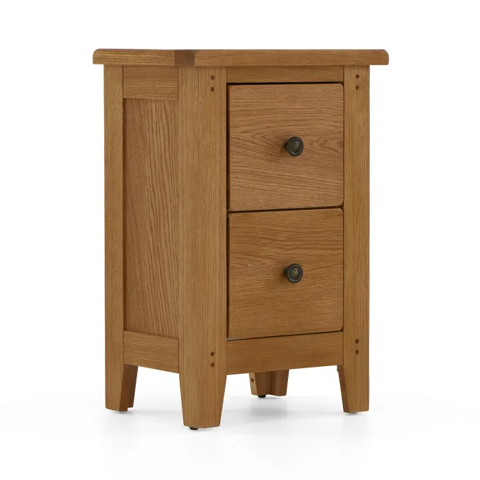 Blake Narrow Bedside Locker - Oak | Murphy Furniture