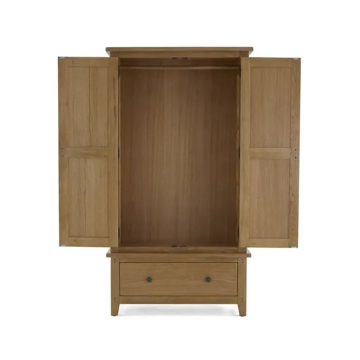 Blake Gents Wardrobe - Oak | Murphy Furniture