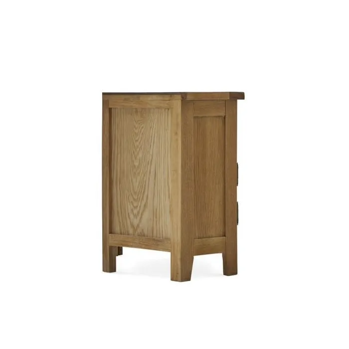 Blake Corner TV Unit With Door - Oak | Murphy Furniture