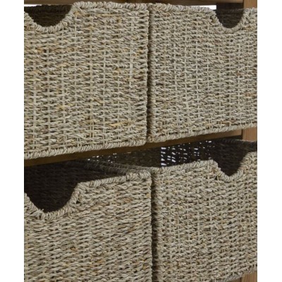 Blake Console Table With Basket - Oak | Murphy Furniture