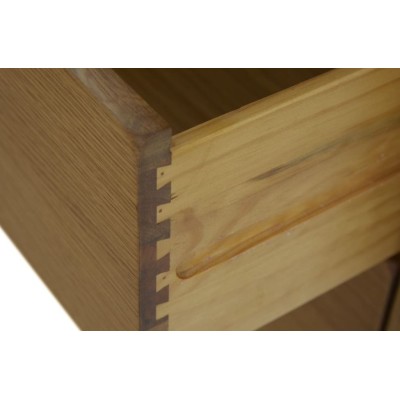 Blake 3 Over 4 Drawer Chest - Oak | Murphy Furniture