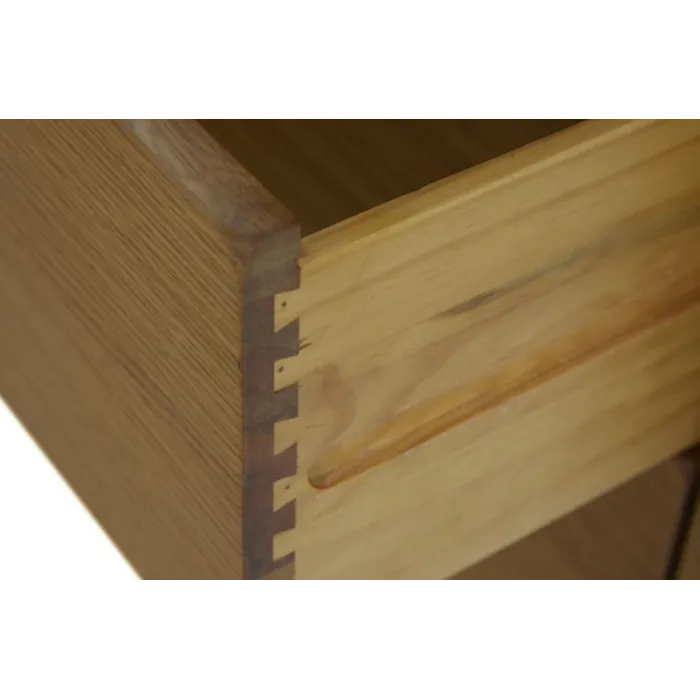 Blake 3 Over 4 Drawer Chest - Oak | Murphy Furniture