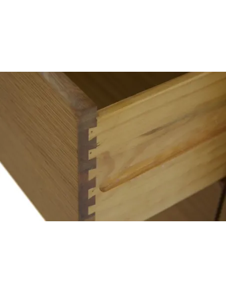Blake 3 Over 4 Drawer Chest - Oak | Murphy Furniture