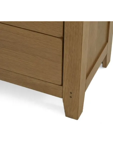 Blake 3 Over 4 Drawer Chest - Oak | Murphy Furniture