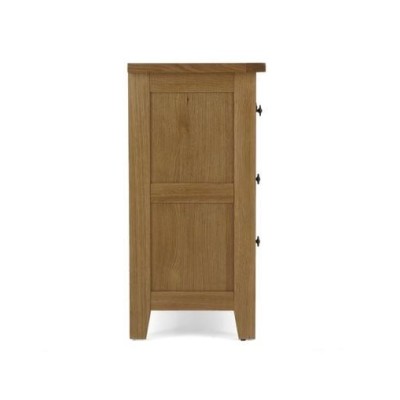 Blake 3 Over 4 Drawer Chest - Oak | Murphy Furniture