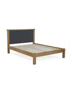 Blake 6ft Upholstered Bedframe - Oak | Murphy Furniture
