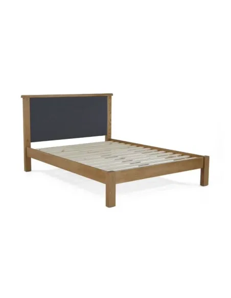 Blake 6ft Upholstered Bedframe - Oak | Murphy Furniture