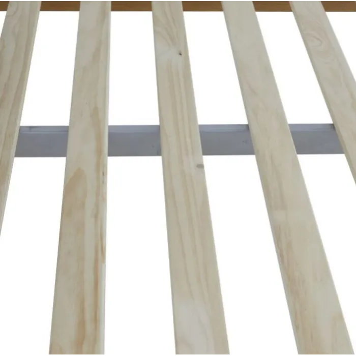 Blake 6ft Upholstered Bedframe - Oak | Murphy Furniture