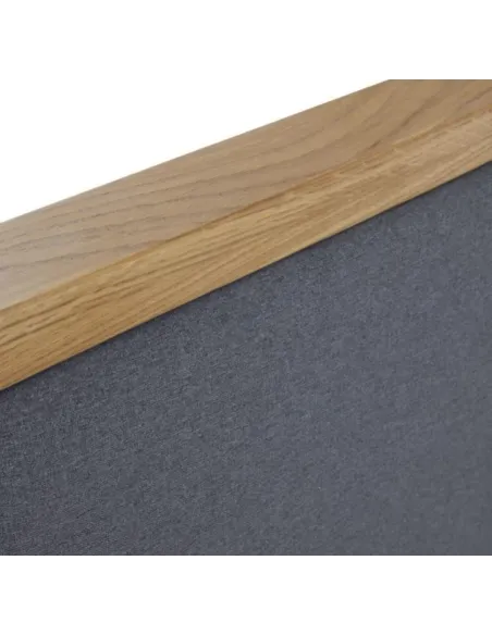 Blake 6ft Upholstered Bedframe - Oak | Murphy Furniture