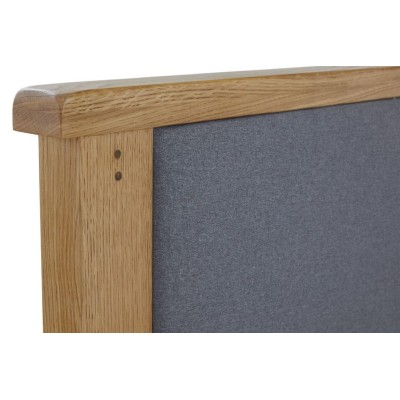 Blake 6ft Upholstered Bedframe - Oak | Murphy Furniture