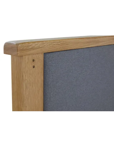 Blake 6ft Upholstered Bedframe - Oak | Murphy Furniture