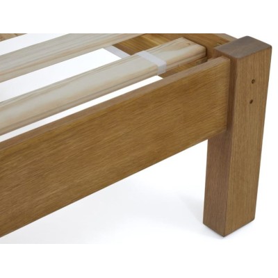 Blake 6ft Upholstered Bedframe - Oak | Murphy Furniture