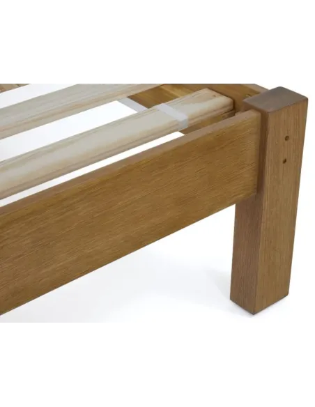 Blake 6ft Upholstered Bedframe - Oak | Murphy Furniture