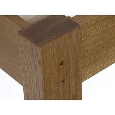 Blake 6ft Upholstered Bedframe - Oak | Murphy Furniture