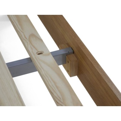Blake 6ft Upholstered Bedframe - Oak | Murphy Furniture