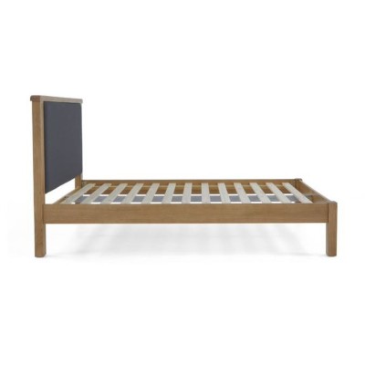 Blake 6ft Upholstered Bedframe - Oak | Murphy Furniture