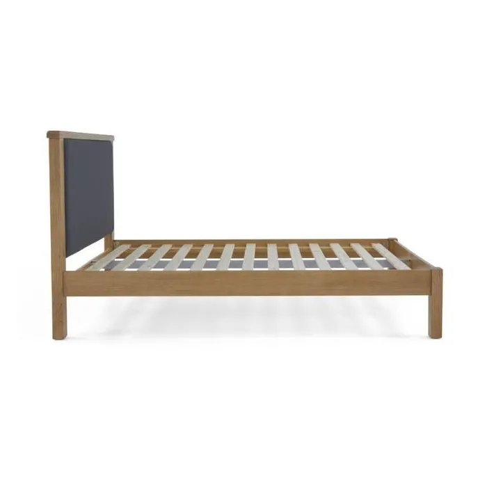 Blake 6ft Upholstered Bedframe - Oak | Murphy Furniture