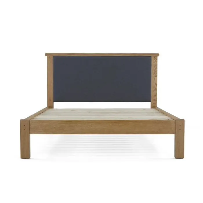 Blake 6ft Upholstered Bedframe - Oak | Murphy Furniture