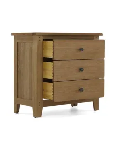 Blake 3 Drawer Chest - Oak | Murphy Furniture 2