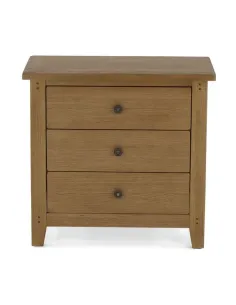 Blake 3 Drawer Chest - Oak | Murphy Furniture