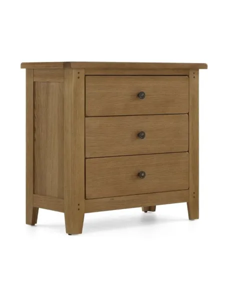 Blake 3 Drawer Chest - Oak | Murphy Furniture